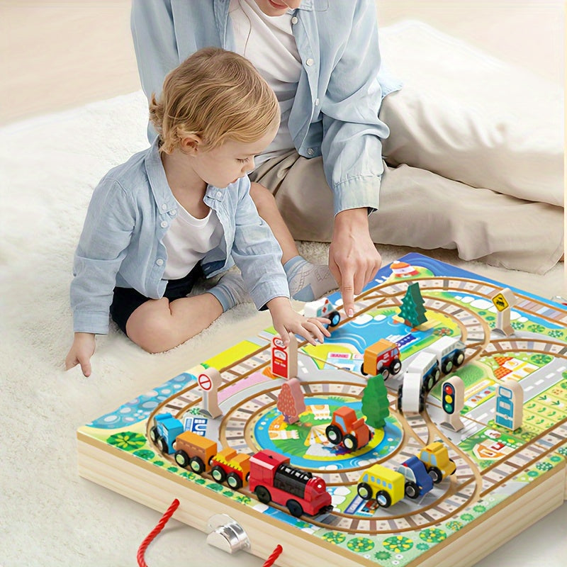 Holzstadt-Bausteine-Set – Spaßiges Spielerlebnis für Kinder