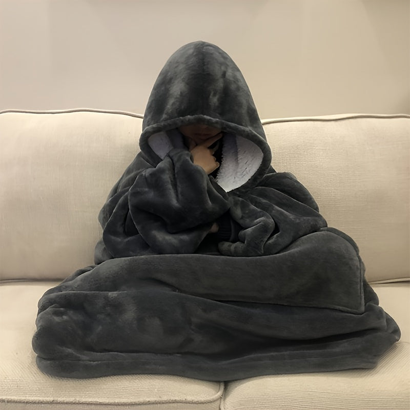 Luna Sherpa Hoodie Decke – Ultraweich und Bequem für die Kältesten Tage
