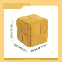 Strohgelb-Hocker