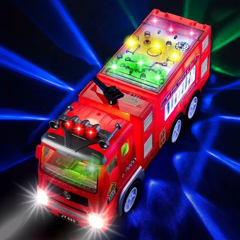 Flash Leuchtende Feuerwehrauto – Abenteuerliches Spielzeug für Kinder