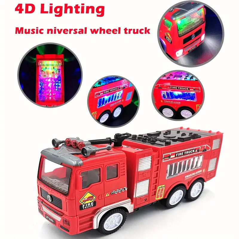 Flash Leuchtende Feuerwehrauto – Abenteuerliches Spielzeug für Kinder