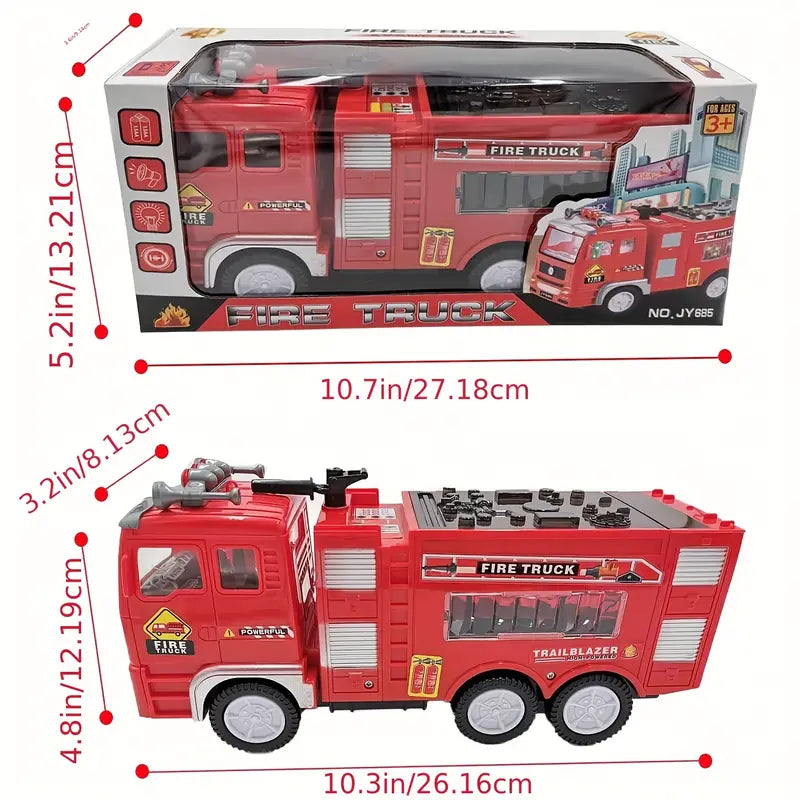 Flash Leuchtende Feuerwehrauto – Abenteuerliches Spielzeug für Kinder