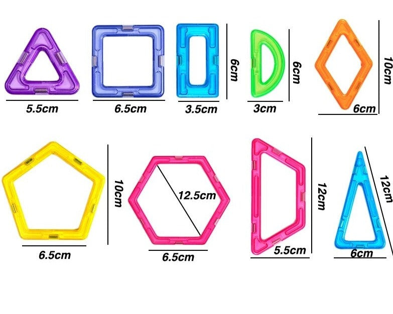 Magnetische Bausteine für Kinder - Kreatives Bau-Set