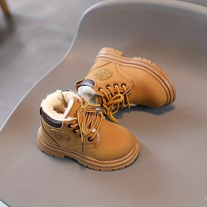 Trendy Fleece Stiefel für Jungen - Warm und Wasserdicht