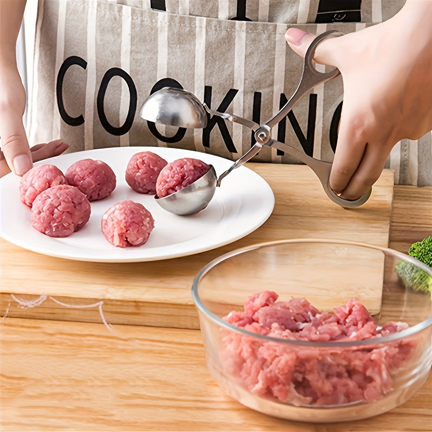 Praktischer Fleischbällchen Löffel – Für einfaches Kochen