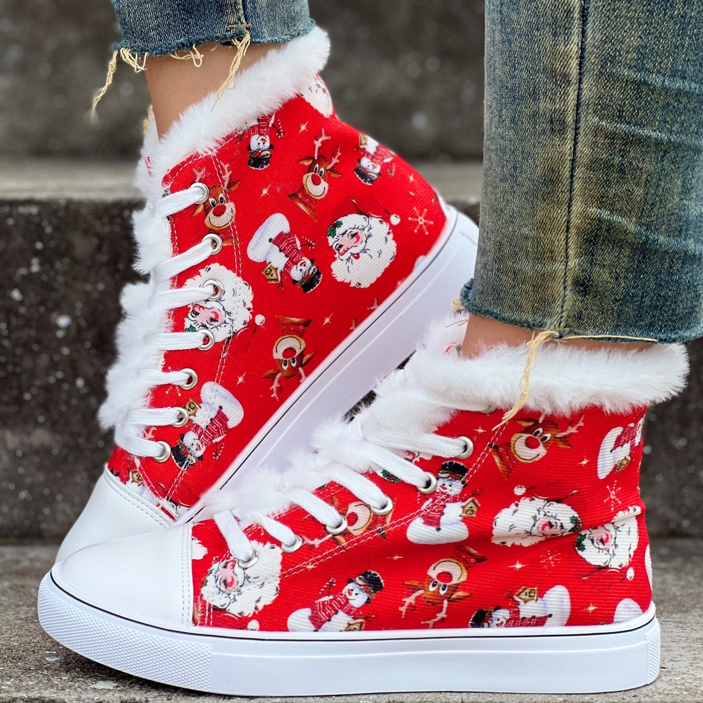Sanne Weihnachts-Sneaker – Für Ein Fröhliches Winter-Outfit