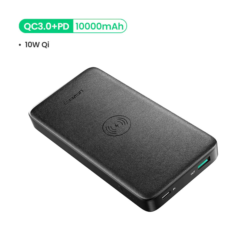 Drahtloses Schnelllade-Powerbank – 10.000mAh Dual-Ausgang