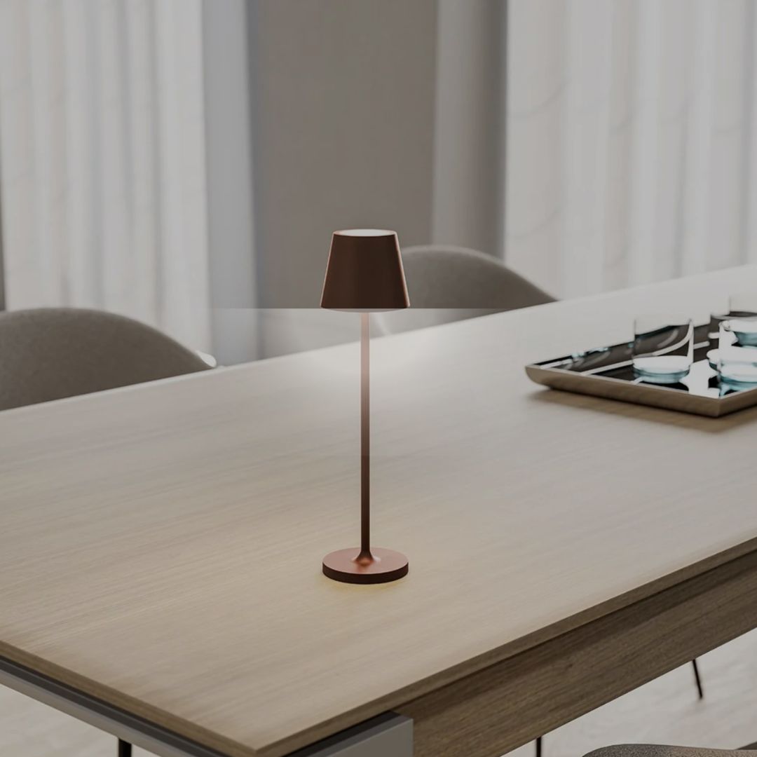 Minimalistische LED-Tischlampe