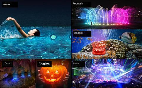 Unterwasser LED Lampe – Farbenfroh und Vollständig Wasserdicht