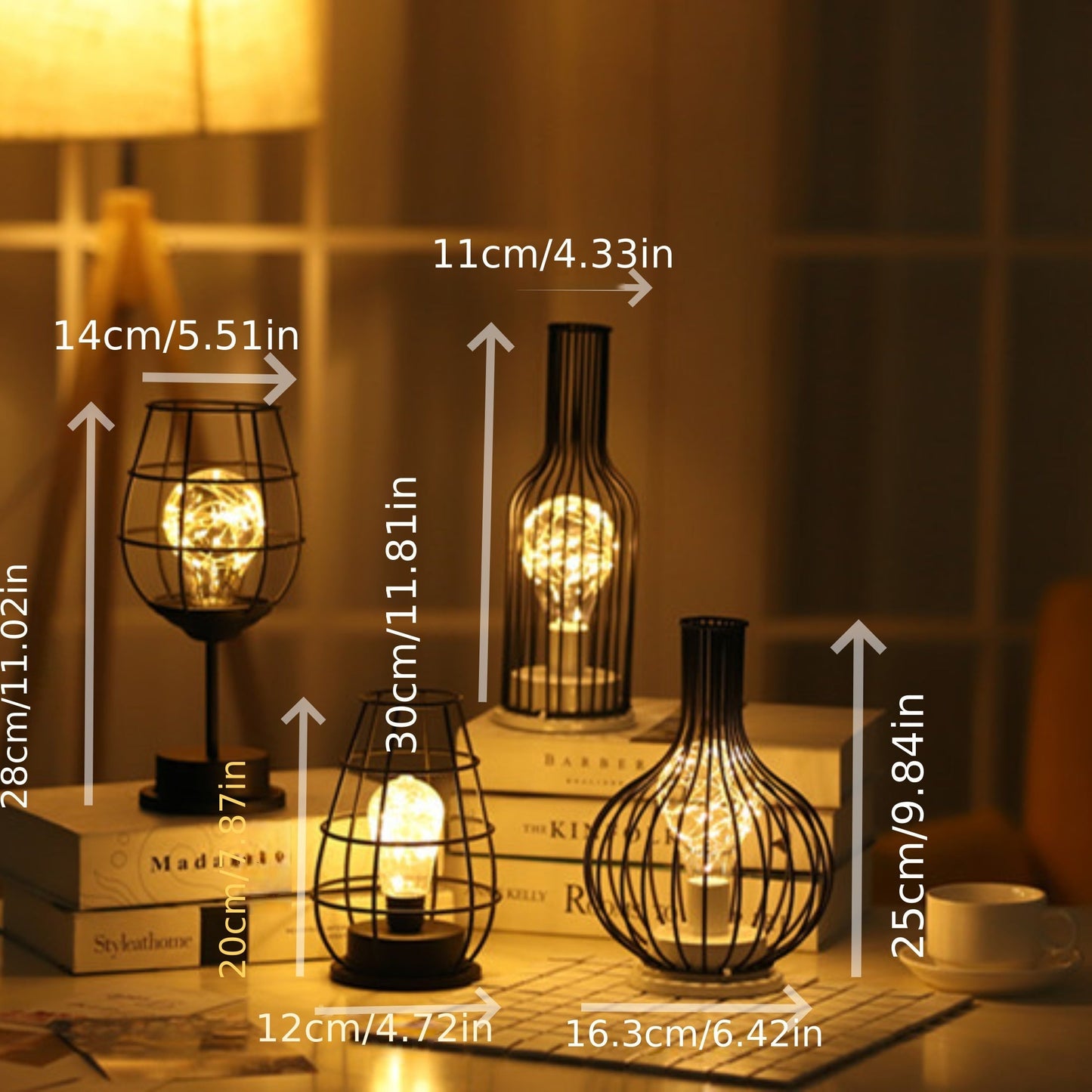 Edison Vintage Tischlampen – Industrieller Stil, Stimmungsvolle Beleuchtung