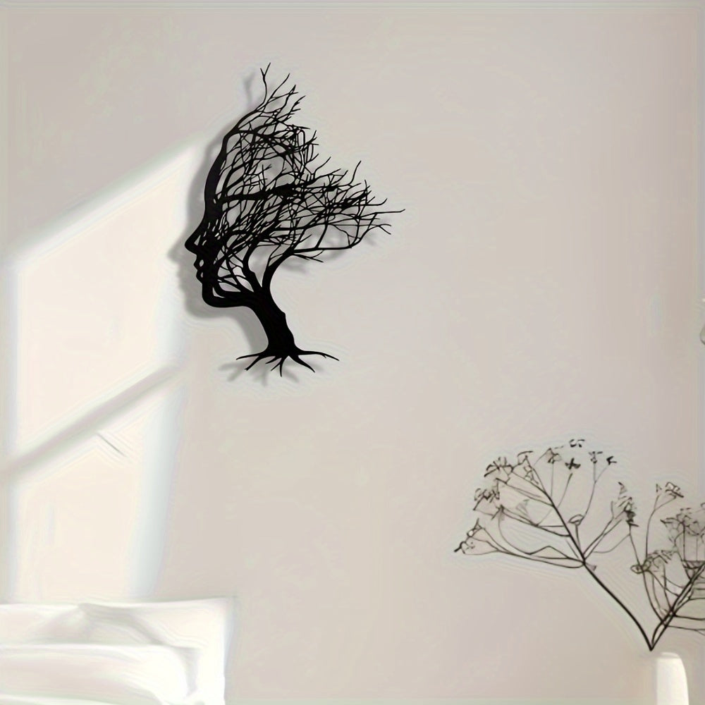 Baumast Frau Gesicht Dekoration - Eleganz und Kunst in Ihrem Interieur