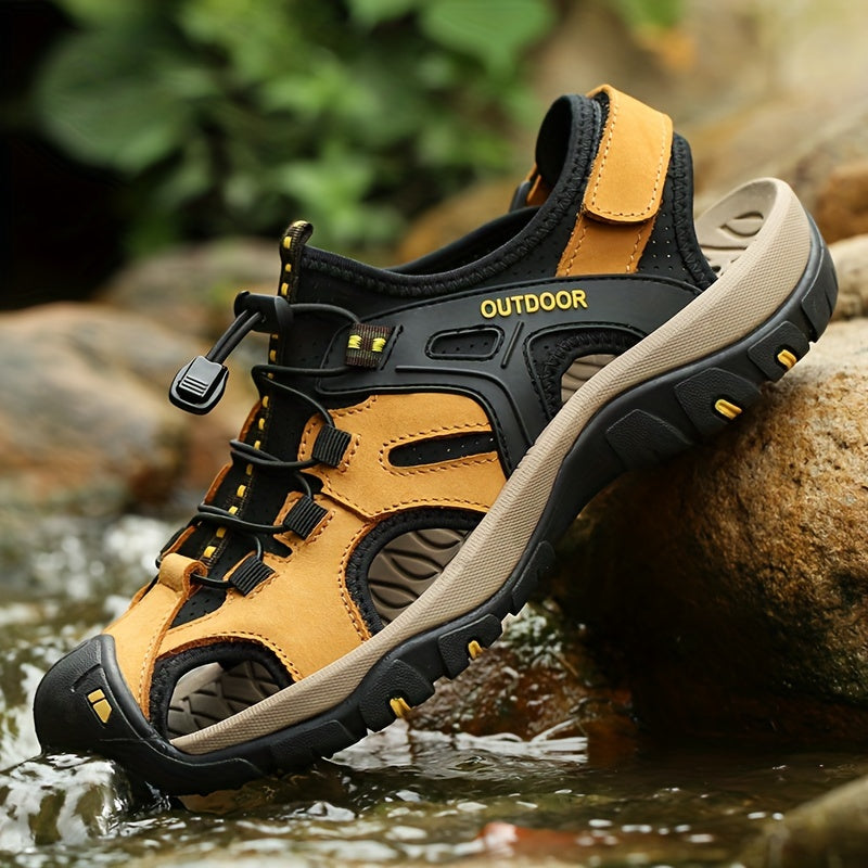 Herren Premium Leder Fischer Sandalen – Bequem & Langlebig