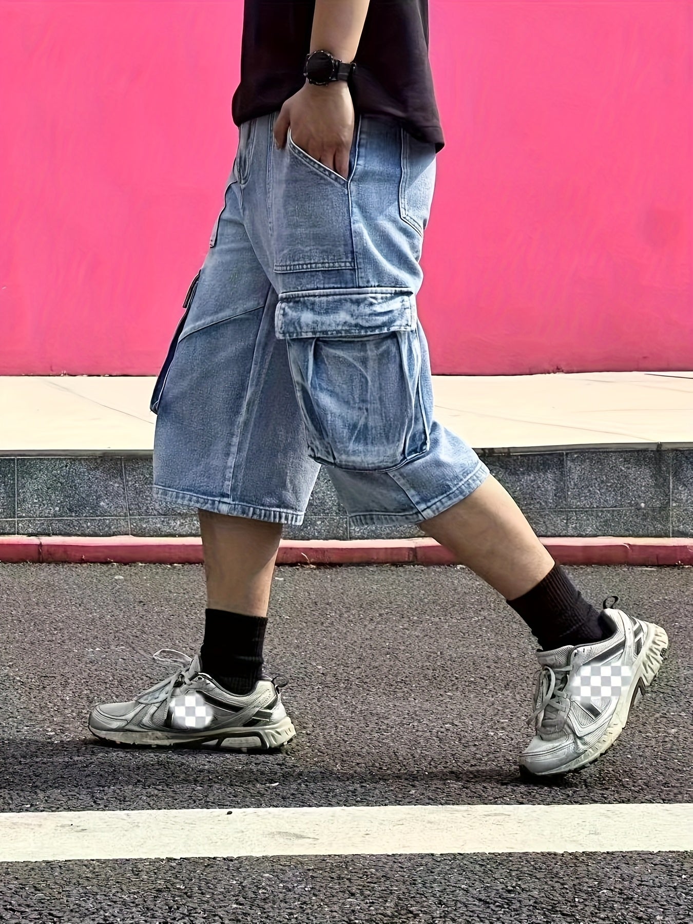 Lässige Herren Shorts Denim Cargo – Robust und Praktisch für den Alltag