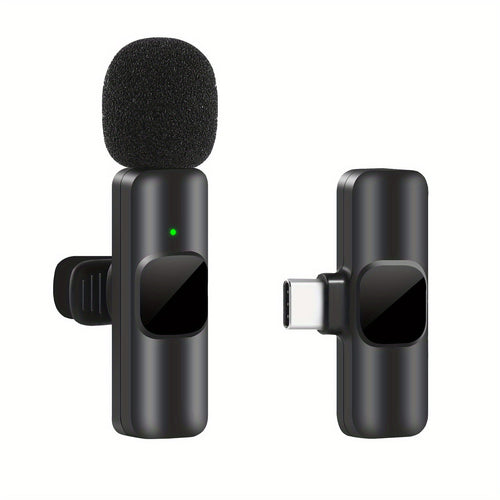 Professionelles drahtloses Lavalier-Mikrofon - Perfekt für Videoaufnahmen und Live-Streaming