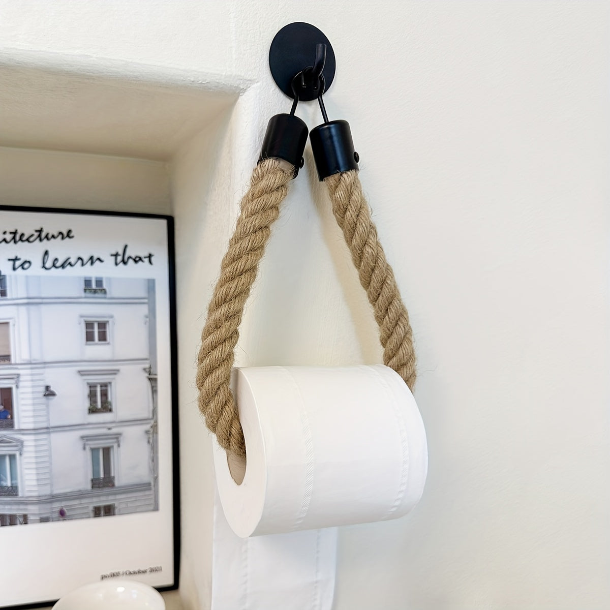 Hanfseil Toilettenpapierhalter – Für Stylische Badezimmer