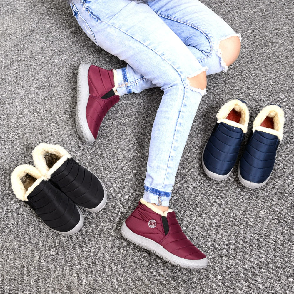 Unisex Warme und Wasserdichte Winterstiefel - Ideal für Kalte Tage