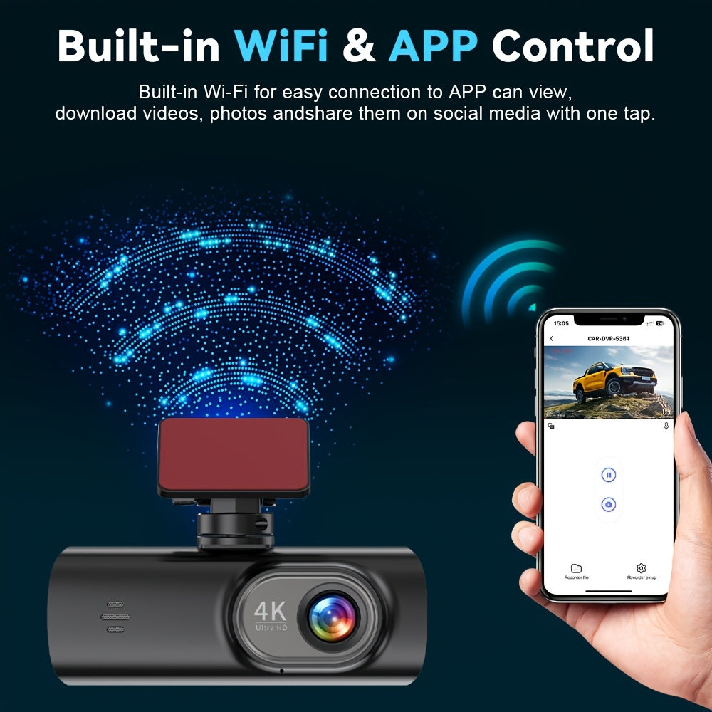 4K Ultra Dashcam – Schlanke Sicherheit und scharfe Bilder bei jeder Fahrt
