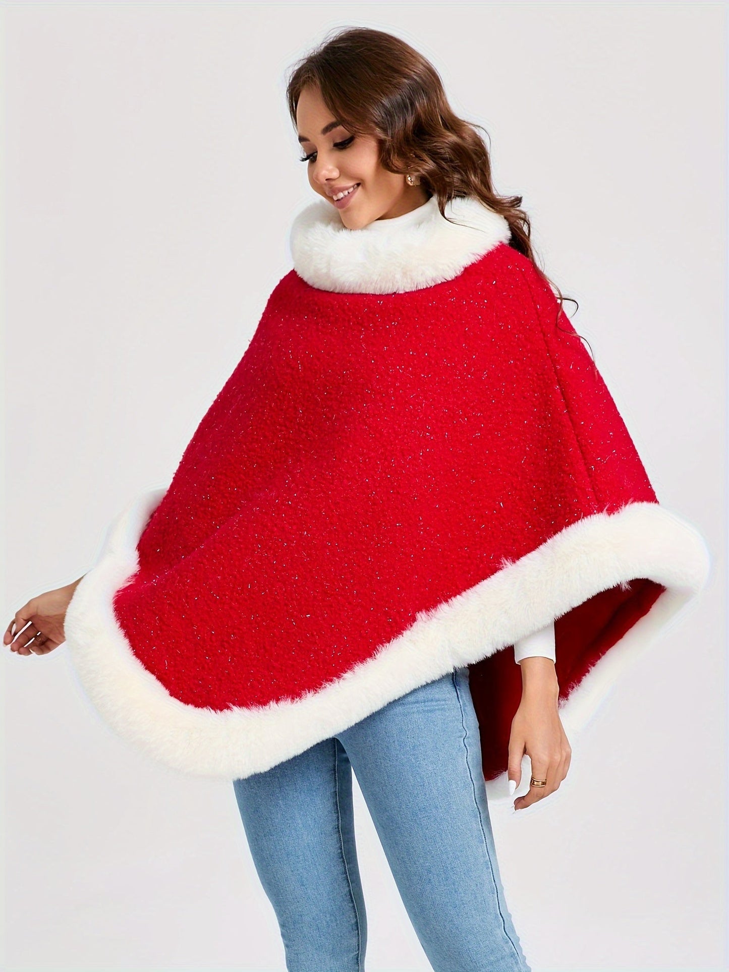 Liselotte Fluffy Poncho – Wärme und Komfort für die Kalten Tage