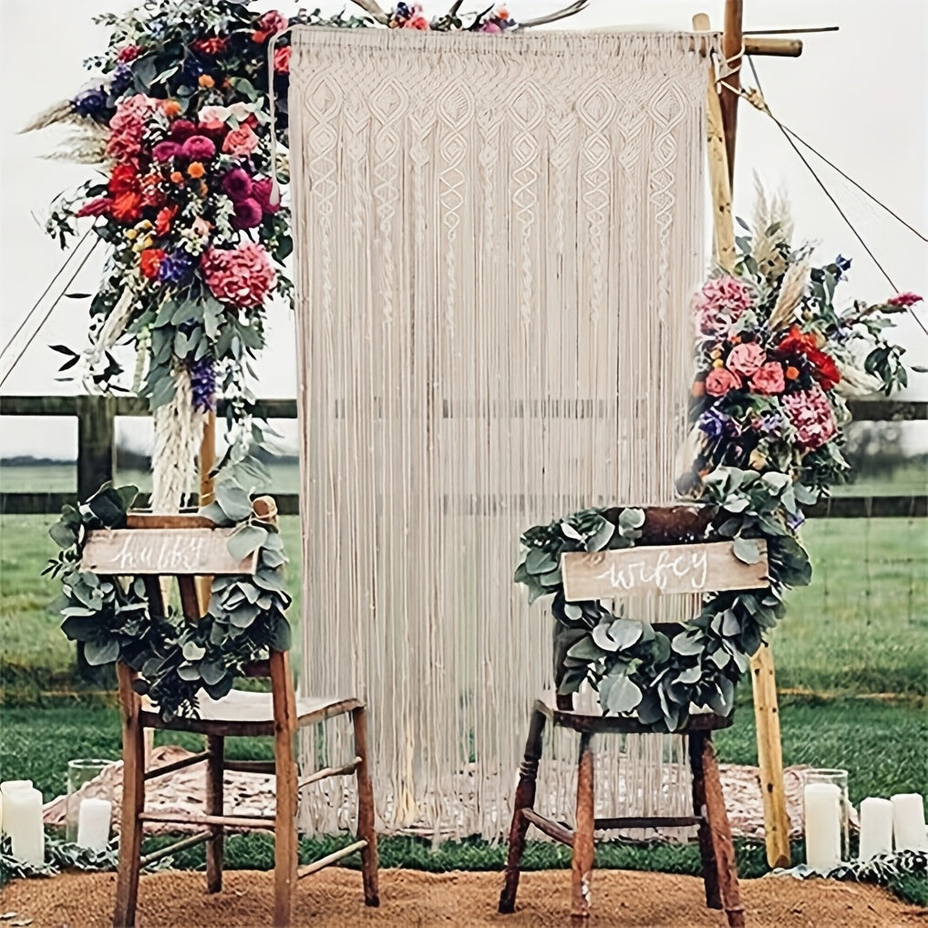 Boho Makramee Vorhang – Dekorativ und Praktisch als Trennvorhang