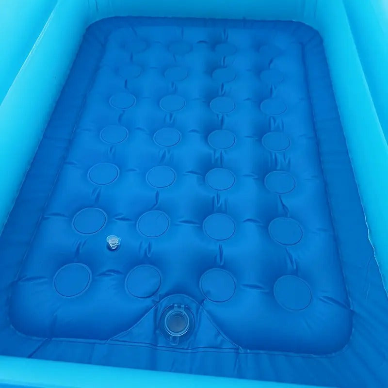 Ozean Splash Aufblasbares Kinderbecken – Dickes PVC für Spaß im Garten