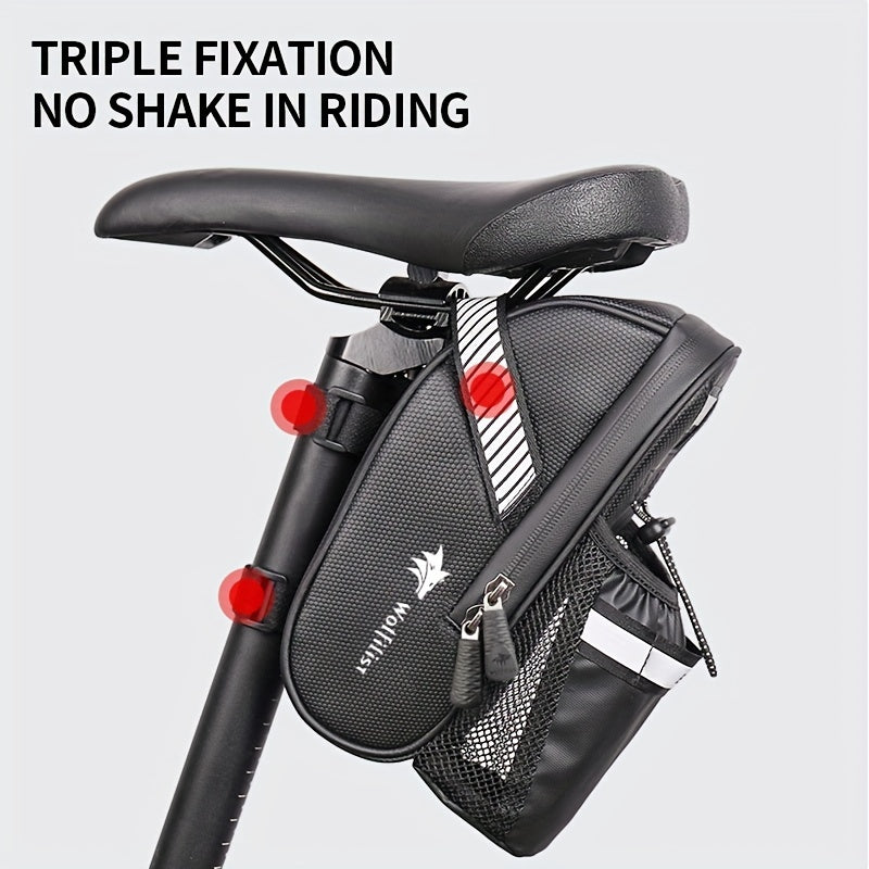 RideSafe Fahrradtasche – Groß, Reflektierend und Praktisch für Unter dem Sattel
