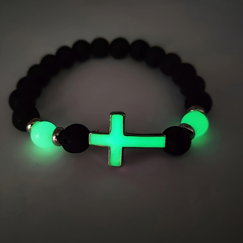Leuchtendes Armband mit Kreuzperlen – Für einen einzigartigen Stil