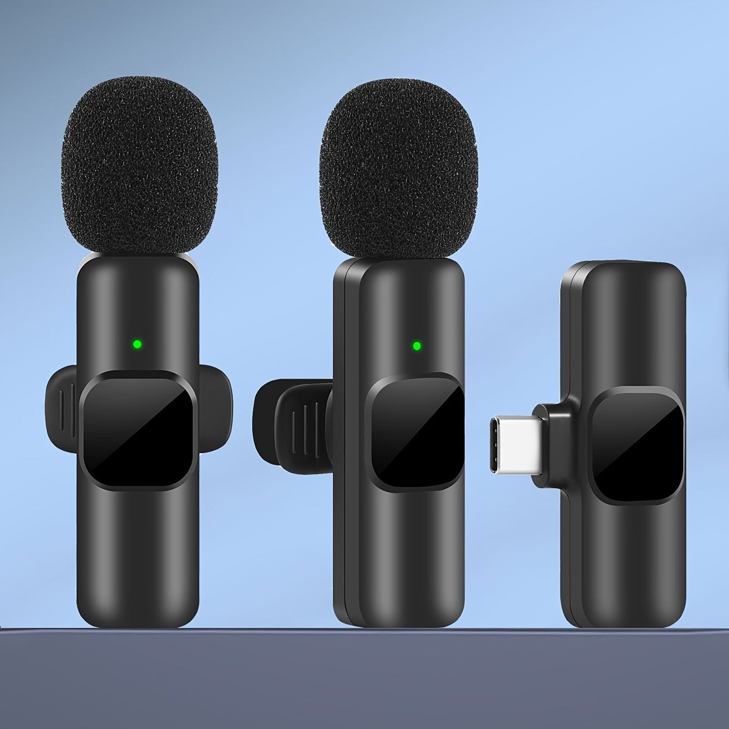 Professionelles drahtloses Lavalier-Mikrofon - Perfekt für Videoaufnahmen und Live-Streaming