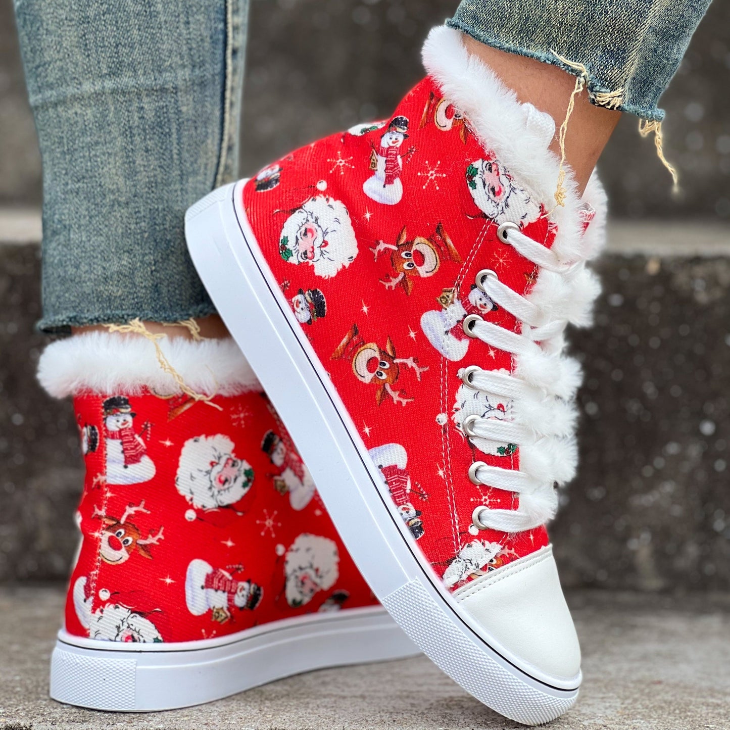Sanne Weihnachts-Sneaker – Für Ein Fröhliches Winter-Outfit