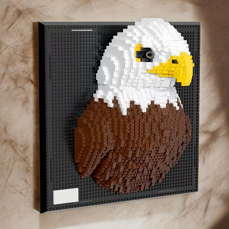 Kreative 3D Wandkunst Bauklötze – Hai und Adler Kollektion