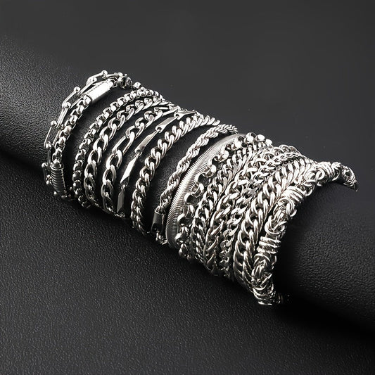 UrbanSteel Armbandenset – Cool und Trendy für Herren