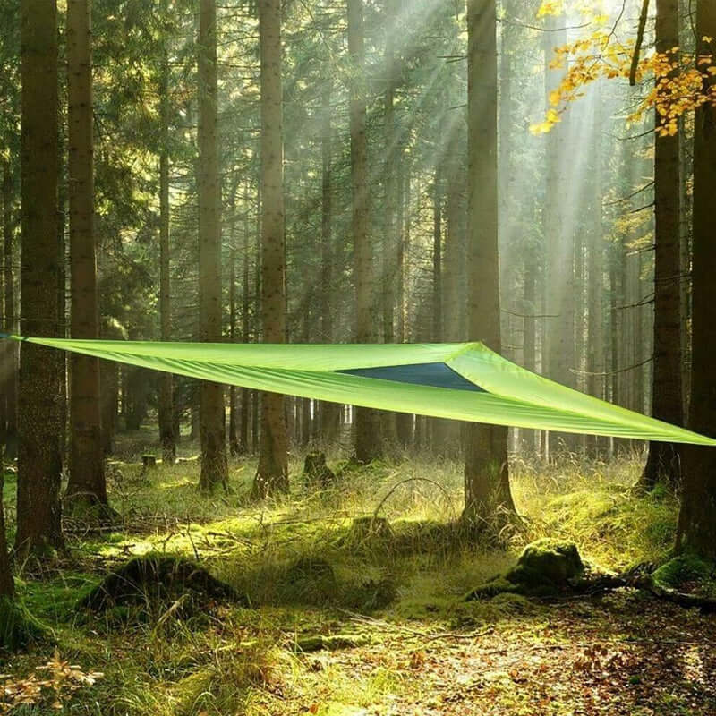 Outdoor Mehrpersonen-Hängematte mit 3-Punkt-System – Geräumig und Komfortabel