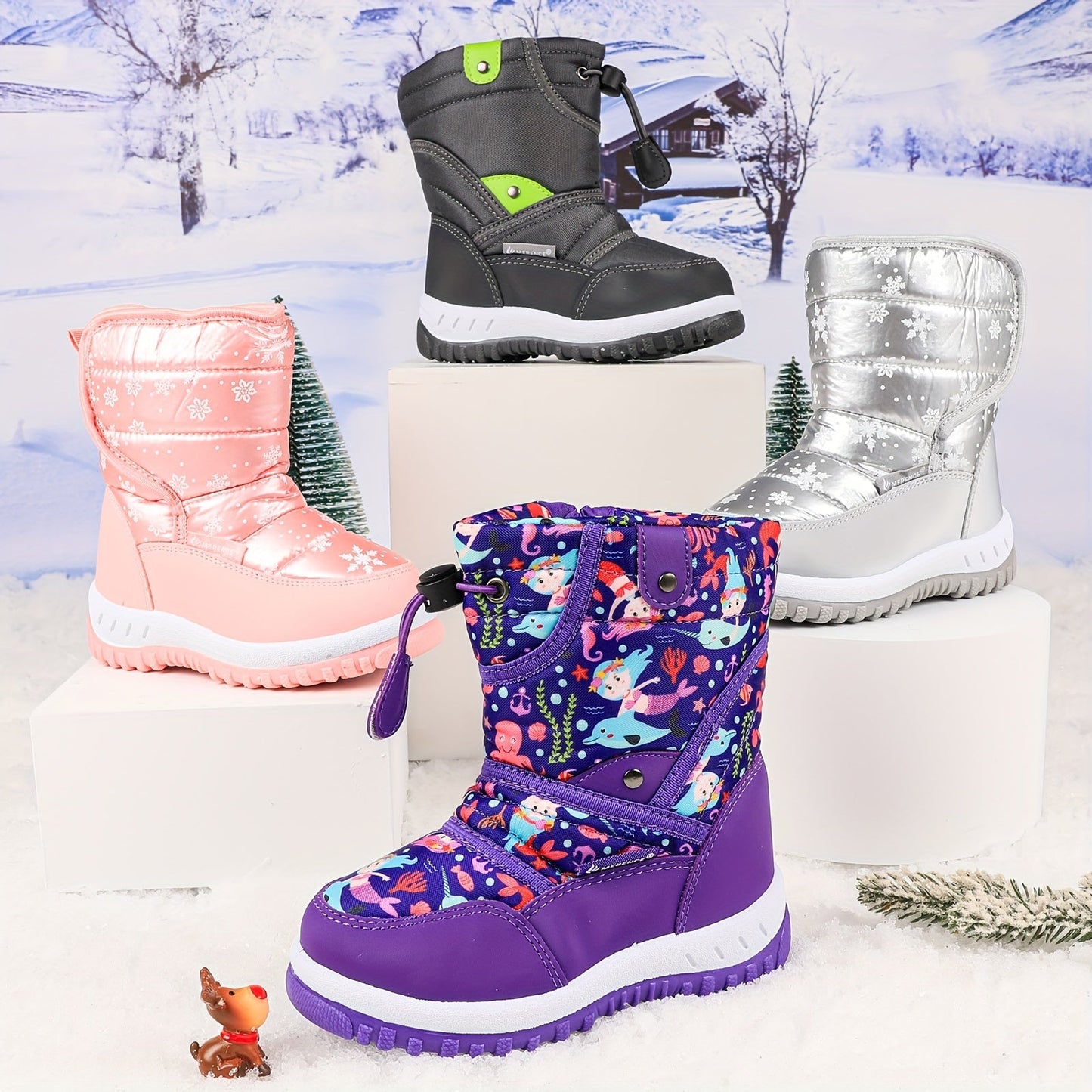 Sneeuwmagie Abenteuerstiefel für Kinder - Für Warme Füße im Winter