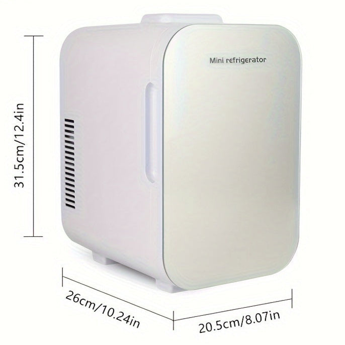 ChillMate 8L Mini-Kühlschrank – Energieeffizient mit Glastür