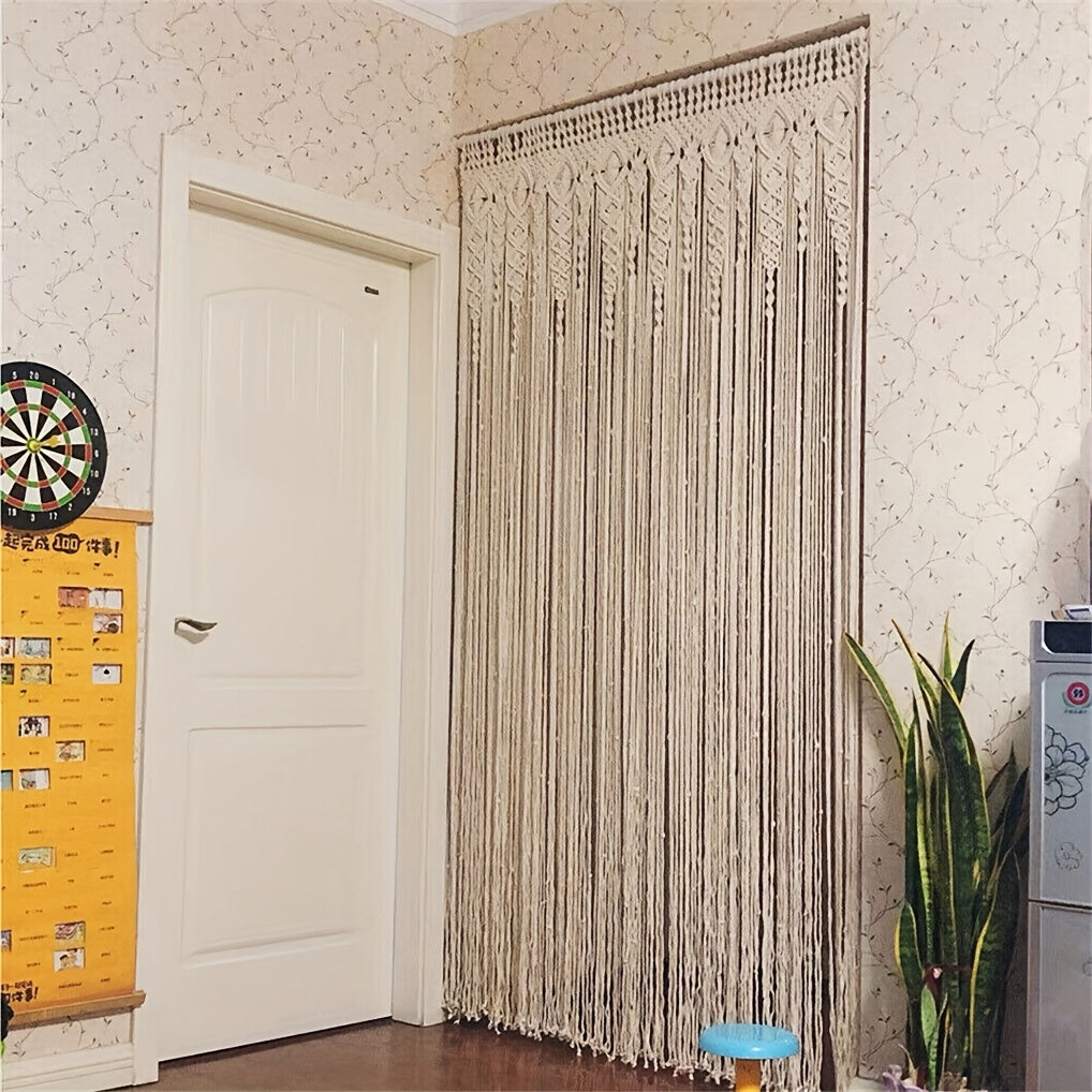 Boho Makramee Vorhang – Dekorativ und Praktisch als Trennvorhang