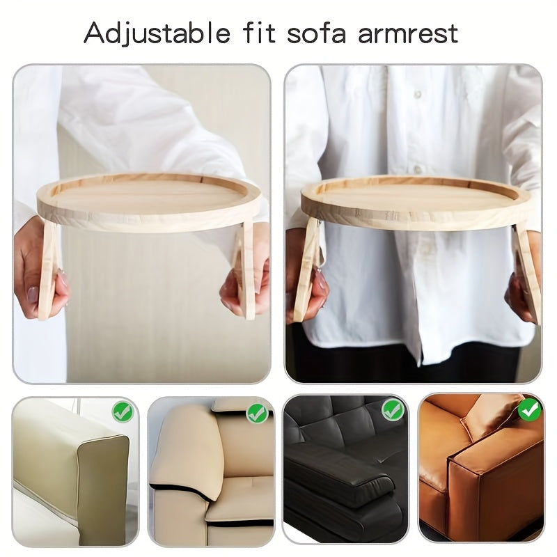 Praktisches Bambus-Tablett – Kompakt und Praktisch für Sofa und Bett