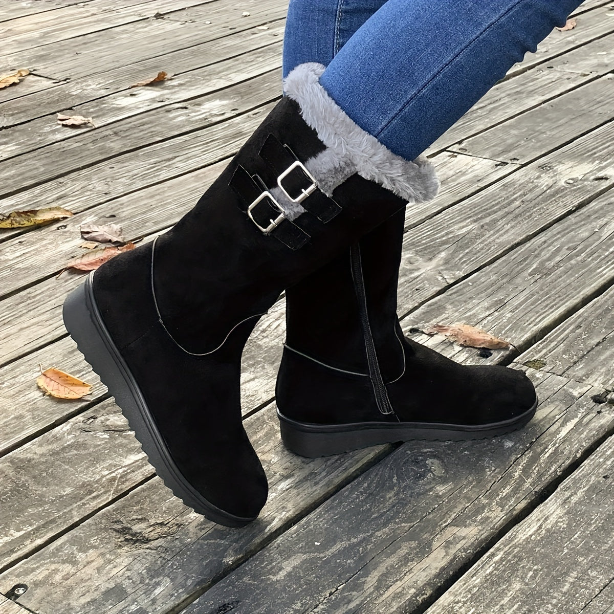 Flauschige Stiefel für Damen - Warm und Stilvoll für kalte Tage