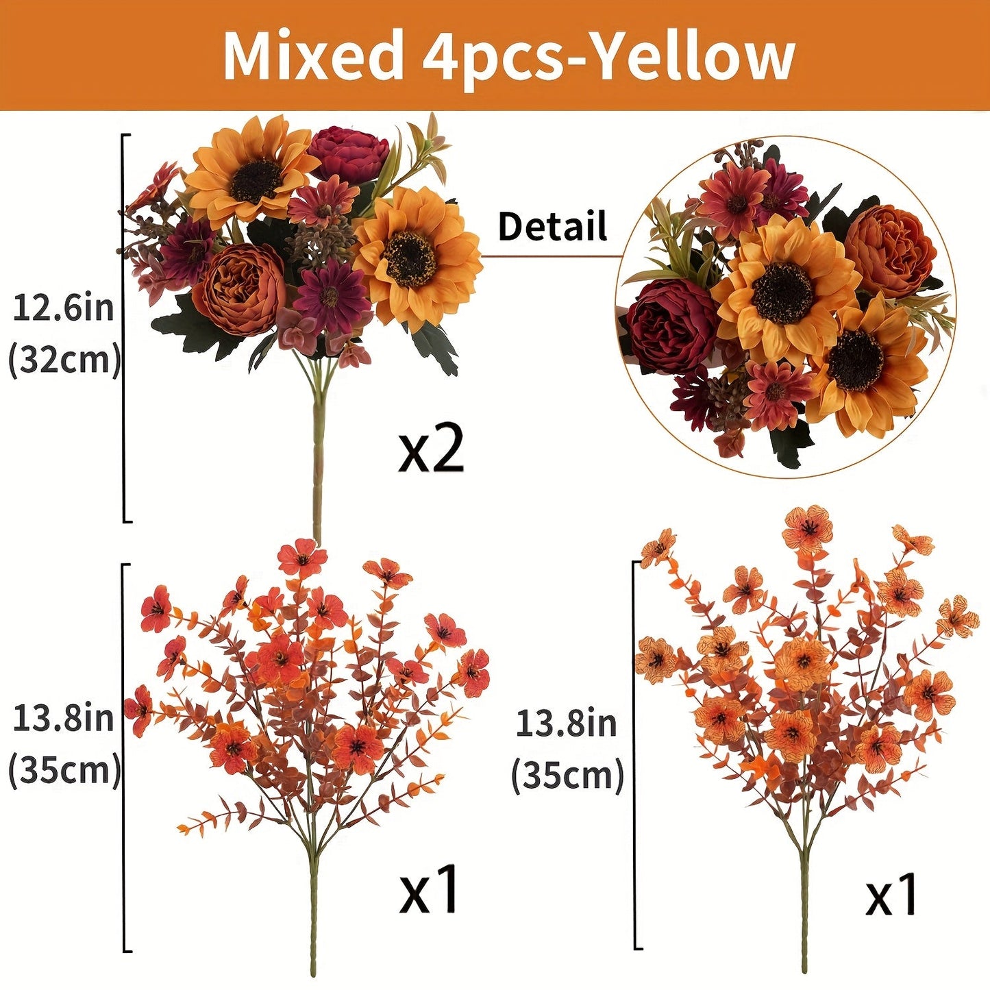 Herbst Blumenarrangement Set – Farblich und Stimmungsreich für Jeden Raum