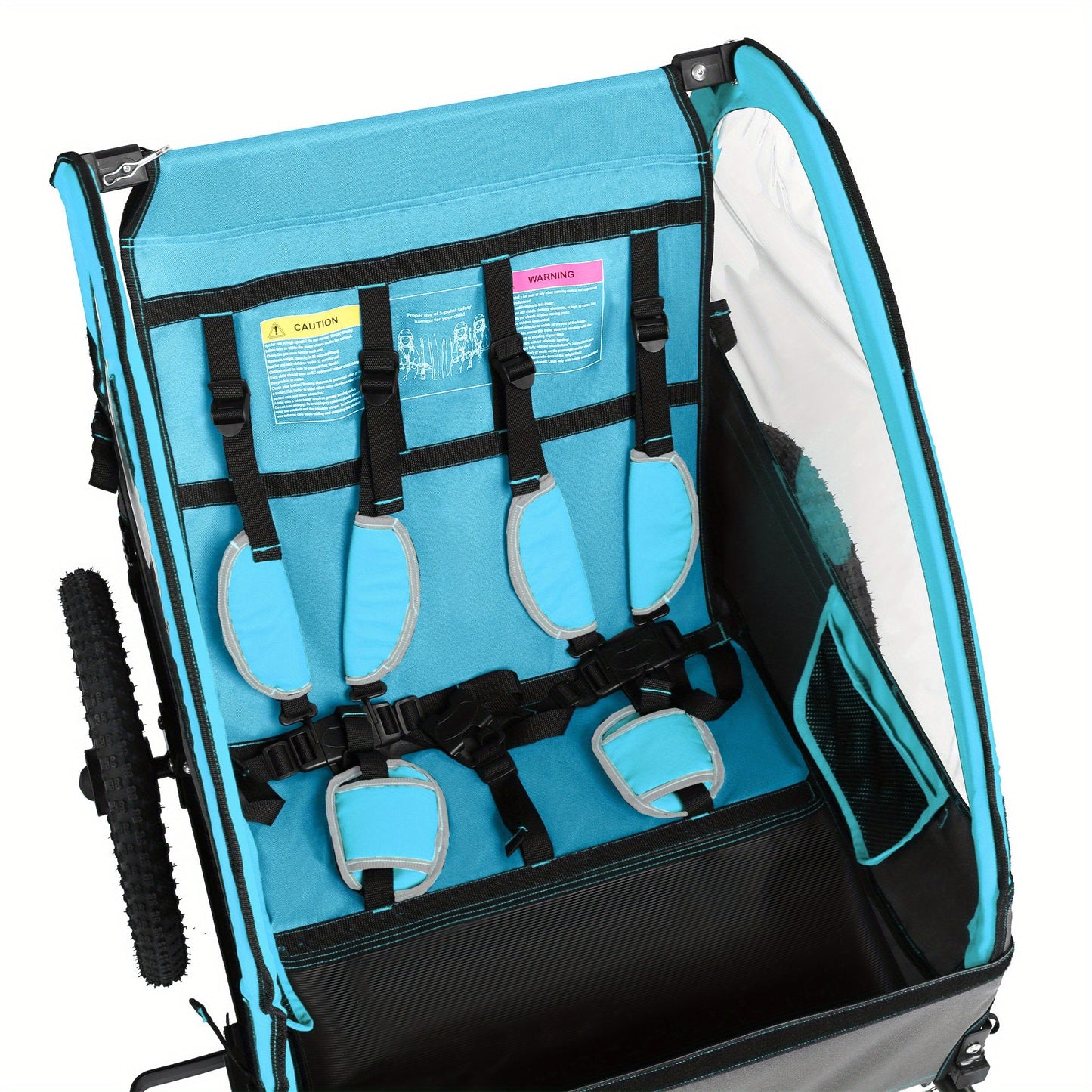 FlexiRide 2-in-1 Fahrradanhänger – Komfortabel und Zusammenklappbar für Zwei Personen