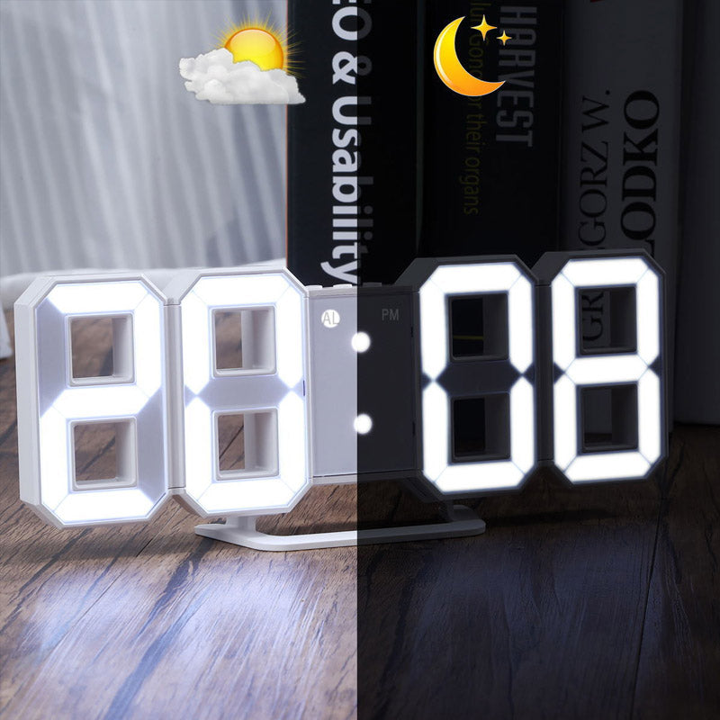 Smart 3D Digitale Uhr – Modernes Design für deinen Nachttisch