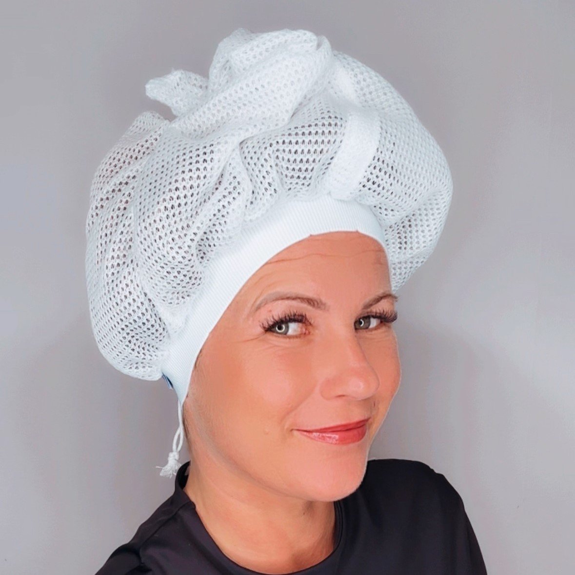Net Plopping Cap – Bequem und Effizient Trocknen für Lockiges Haar