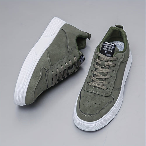 Herren Sneaker mit niedrigem Schaft – Bequem und langlebig mit weißer PVC-Sohle