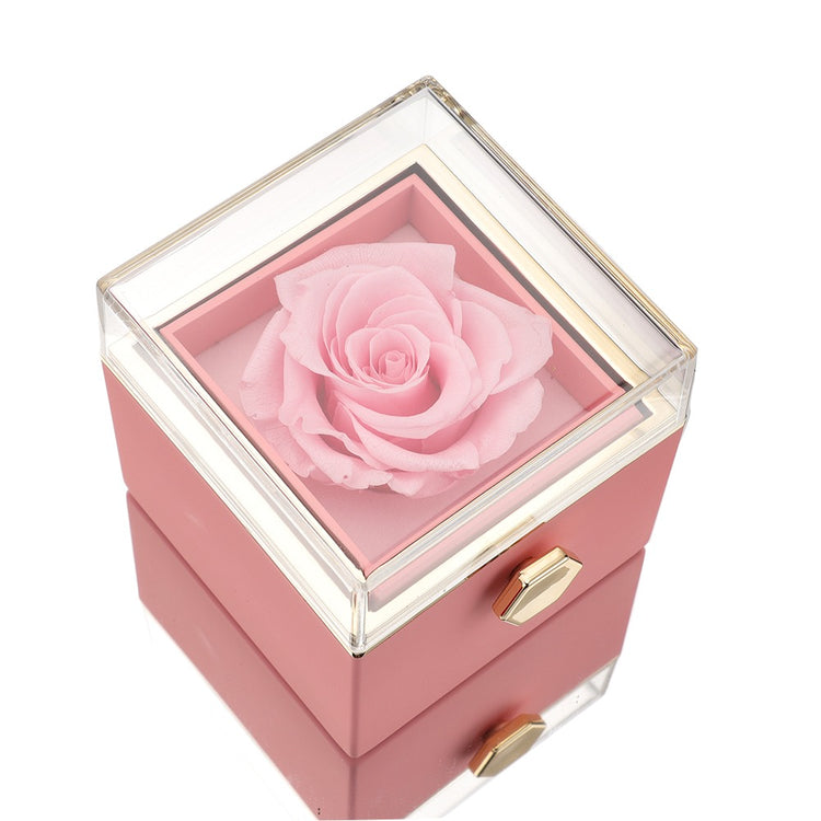 Amors Blumenbox – Ewige Rose mit Gravur für den Valentinstag