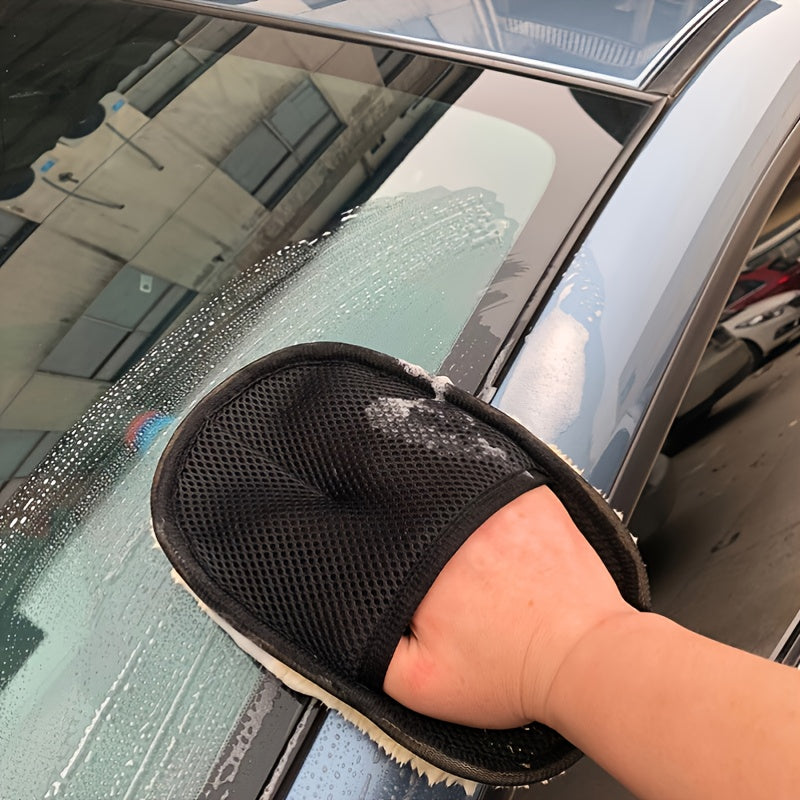 Ultra Weiche Mikrofaser Putzhandschuh - Perfekt für die Autopflege