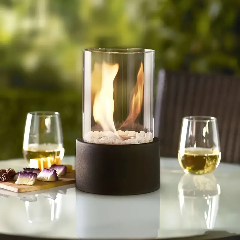 Luna Stilvolle Bio-Ethanol Tischheizung – Wärme und Atmosphäre