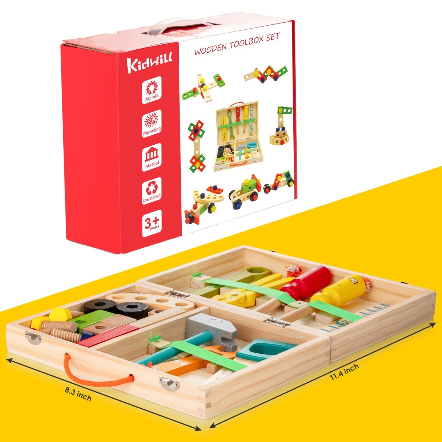 Holzwerkzeugkasten für Kinder – Kreativ und Pädagogisch