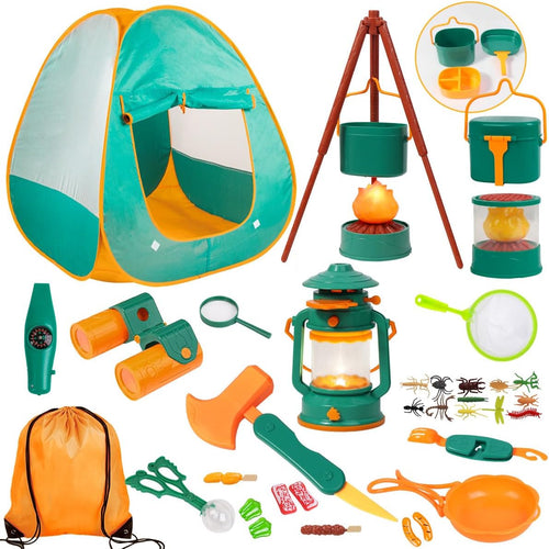 AbenteuerCamp - Komplettes Camping-Set für kreative Spielstunden