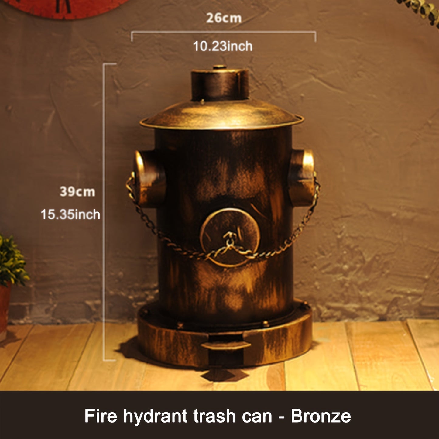 Vintage Feuerhydrant-Mülleimer – Das perfekte Vatertagsgeschenk für Zuhause