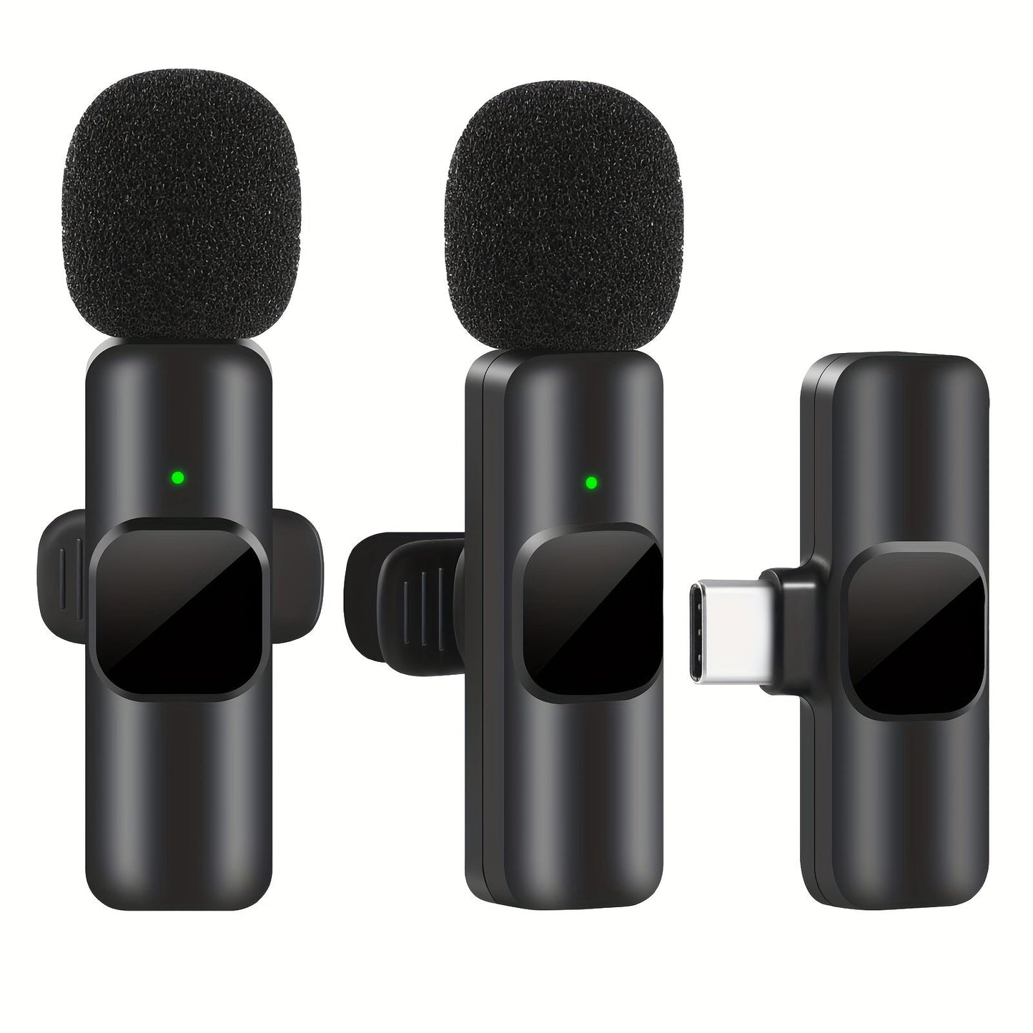 Professionelles drahtloses Lavalier-Mikrofon - Perfekt für Videoaufnahmen und Live-Streaming