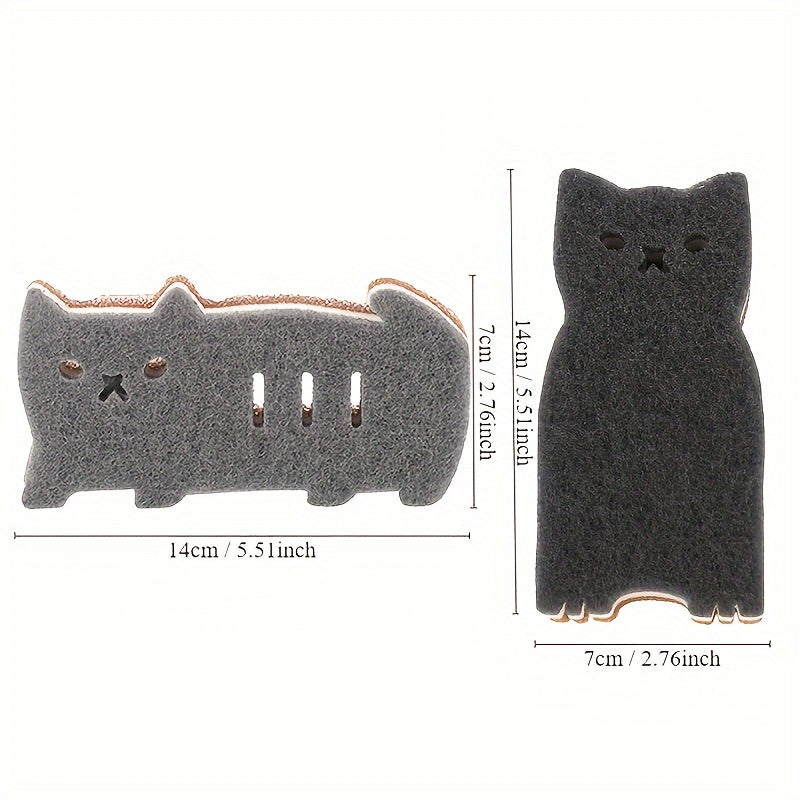 Purrfect Clean Katzen-Sponzenset – Nachhaltig, Niedlich und Superfunktional