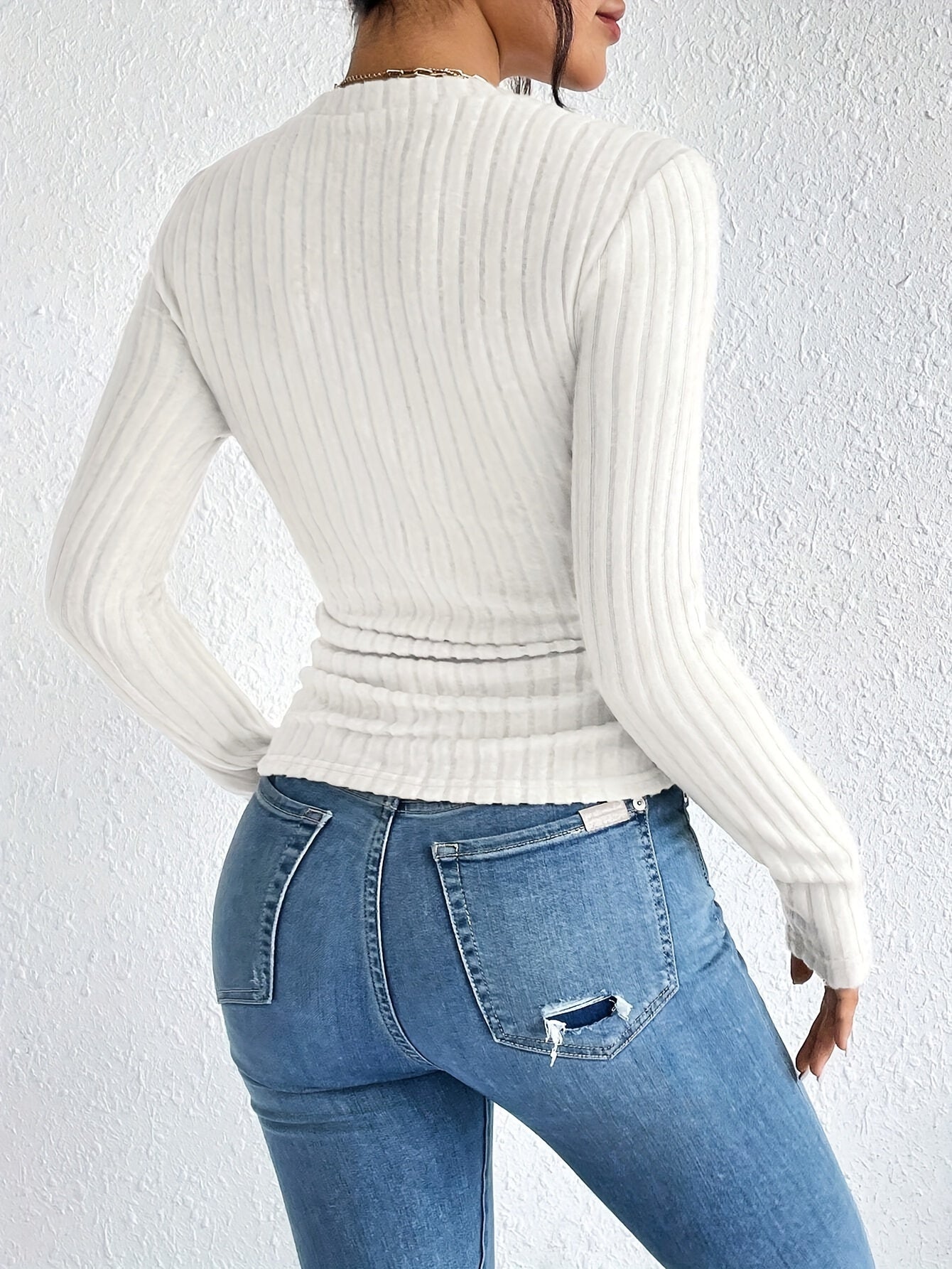Luna Gestrickter Pullover – Elegant und Bequem für Herbst & Winter